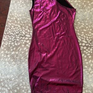 Elegant Magenta Dress